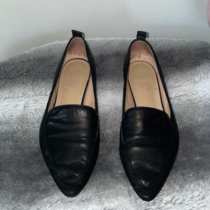 Franco Sarto black flats, size 7